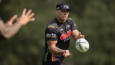 'We made sure we were training every day' ... Zane Tetevano training during the season shutdown.