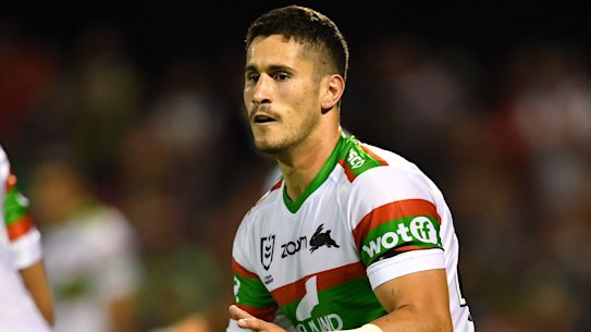 Jack Johns in action during the Charity Shield.