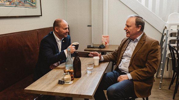 Treasurer Josh Frydenberg discusses the imminent federal budget with predecessor Peter Costello.