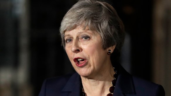 Britain's Prime Minister Theresa May.