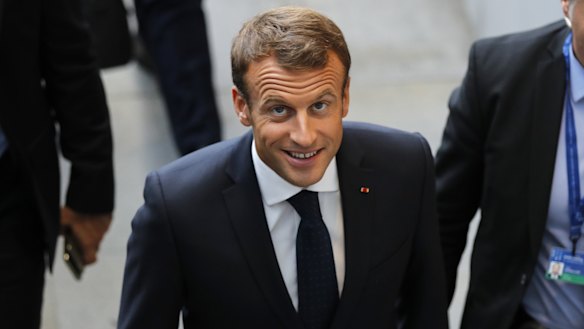 France's President Emmanuel Macron issued a blunt rebuke of May's Brexit plan.