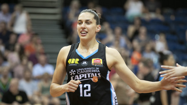 Marianna Tolo has ridden the Canberra Capitals rollercoaster to the verge of her third WNBL title. 