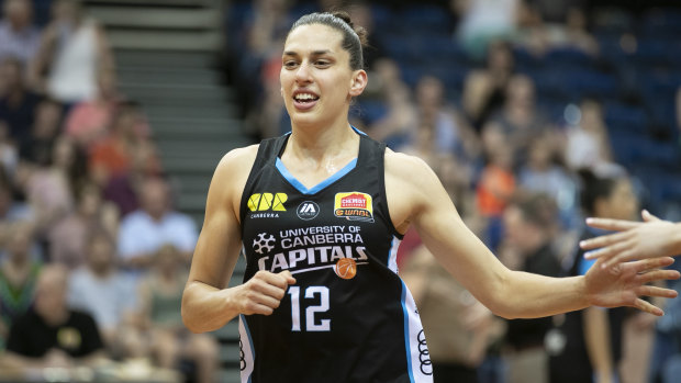 Marianna Tolo has ridden the Canberra Capitals rollercoaster to the verge of her third WNBL title. 