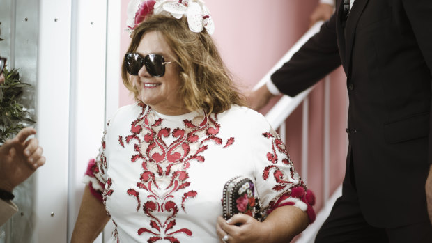 Gina Rinehart at the Birdcage last Tuesday.