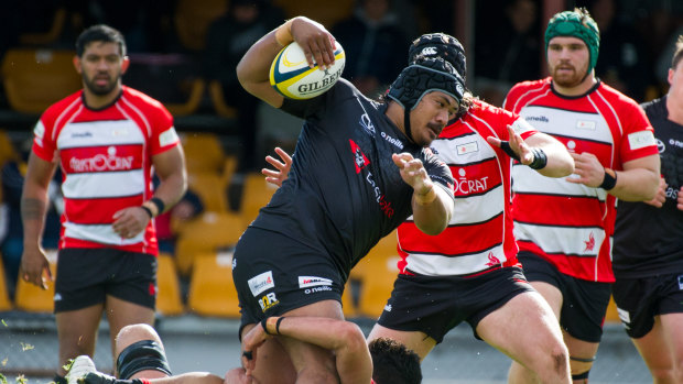 Tamati Ioane struck the fear of the man above into Tuggeranong.