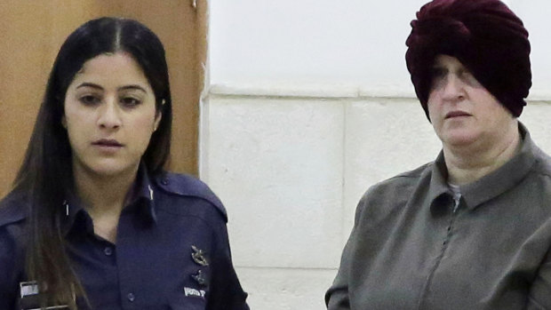 Accused child sex abuser Malka Leifer (right) pictured in February last year.