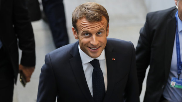 France's President Emmanuel Macron issued a blunt rebuke of May's Brexit plan.