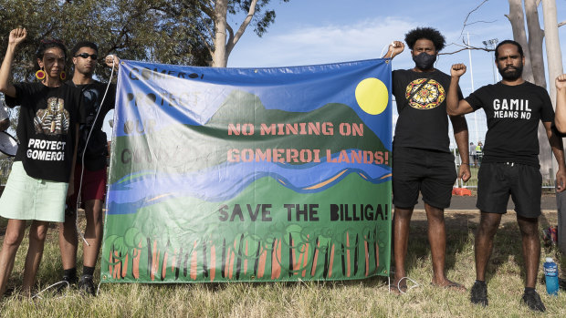 Gamil means no: Local Indigenous people object to Santos’s Narrabri gas project on cultural grounds.