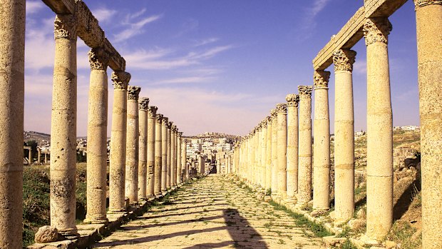The Colonnaded Street (also known as the Cardo).