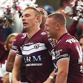Manly received a morale boost from the return of their Origin star.