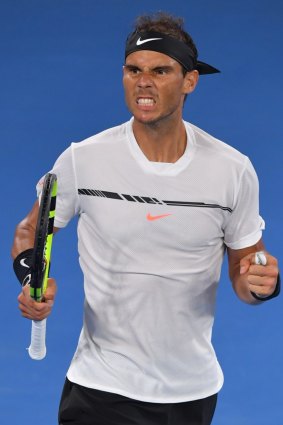 Sparring partner: Rafael Nadal.