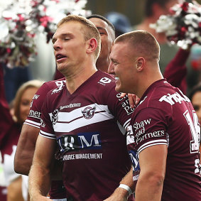 Manly received a morale boost from the return of their Origin star.