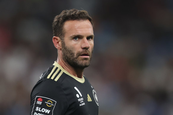 Wanderers marquee star Juan Mata.