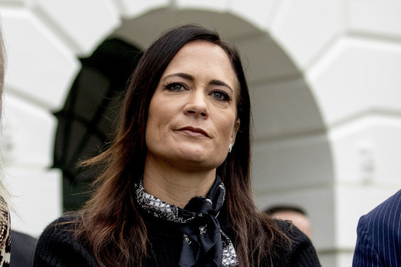 Former White House press secretary Stephanie Grisham’s recent memoir depicted a chaotic Trump administration. 