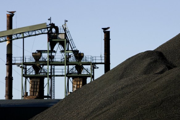 New Hope coal swung to a first-half loss on lower prices and a ramp down in production at its major mines. 