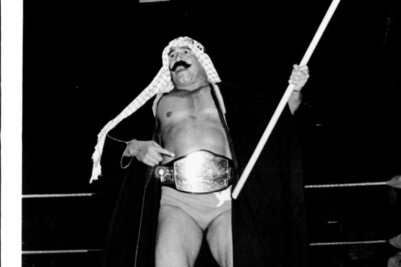 The Iron Sheik during his competitive days.