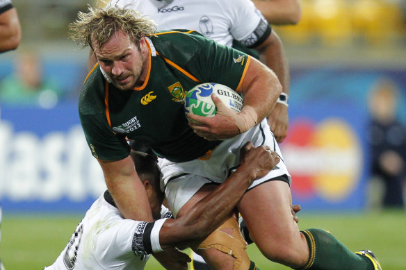 Jannie du Plessis played 70 Tests for South Africa and won a Rugby World Cup in 2007.