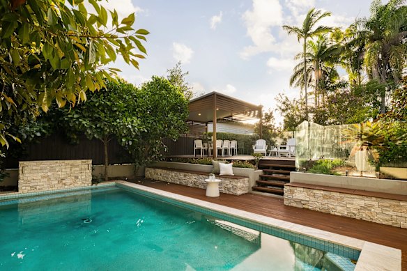 The five-bedroom house at 57 Fifth Avenue in Wilston sold at auction.