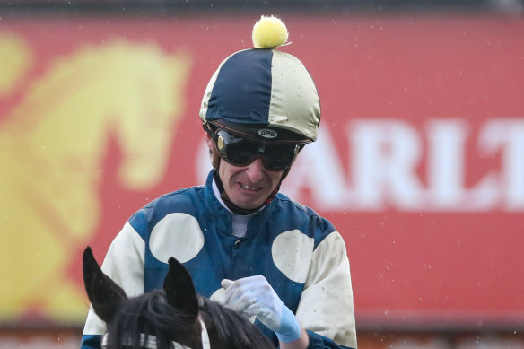 Daniel Moor got emotional after winning his maiden group 1 on Sierra Sue.