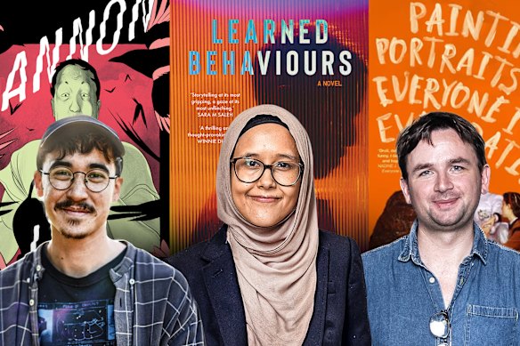 The 2026 Best Young Australian Novelists: Lee Lai, Zeynab Gamieldien and Joseph Earp.