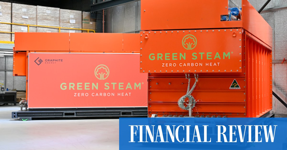 afr.com - Sarah Thompson, Kanika Sood, Emma Rapaport - Former Toll exec backs clean energy tech biz Graphite Energy