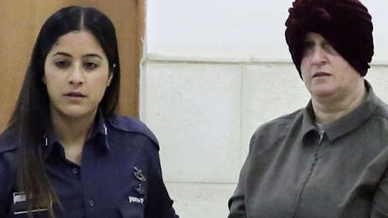 Accused child sex abuser Malka Leifer (right) pictured in February last year.