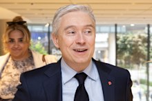 Canadian Minister of Finance Minister Francois-Philippe Champagne arrives at the AFR Business Summit Dinner, hosted by Business Council of Australia.