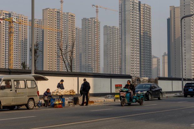 The unfinished flats of Yu Sen Cheng in Zhengzhou, China.