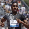 Caster Semenya competing in the US in June this year.