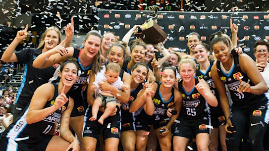 The Canberra Capitals are champions again.