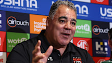 Mal Meninga speaks to media in Perth.