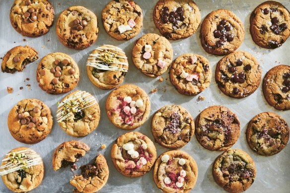 Chocolate-chip cookies with a pop of salt, from Emelia Jackson’s book “First, Cream the Butter and Sugar”.