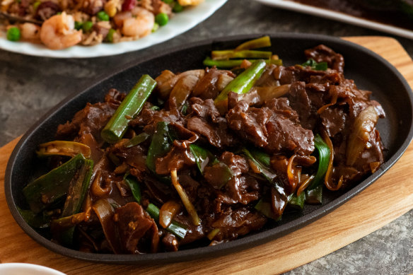 RecipeTin Eats’ sizzling Mongolian beef.