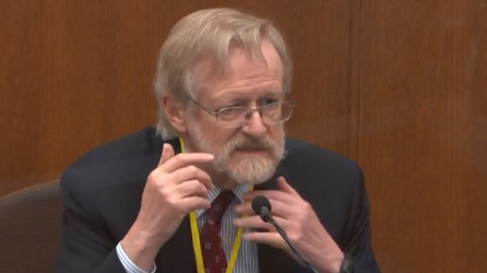 Dr Martin Tobin testifies at Derek Chauvin’s murder trial.