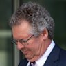 Norman O’Bryan outside the County Court of Victoria on Thursday.