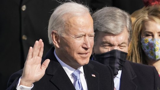 Joe Biden is sworn in US President.