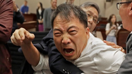 The extradition law amendments sparked mass protests and a brawl in Hong Kong's parliament earlier this month, leaving one politician in hospital.