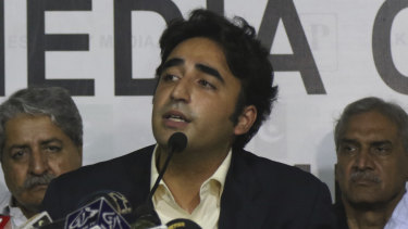 Bilawal Bhutto Zardari, leader of Pakistan Peoples Party, rejected the election process claiming it was not free and fair. 
