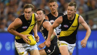 Dream team: Richmond coach Damien Hardwick can't wait to have Tom Lynch and Jack Riewoldt back in action together.