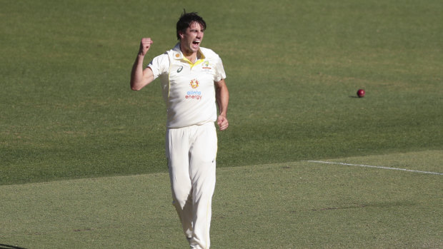 Pat Cummins took his 200th Test wicket on Friday. 