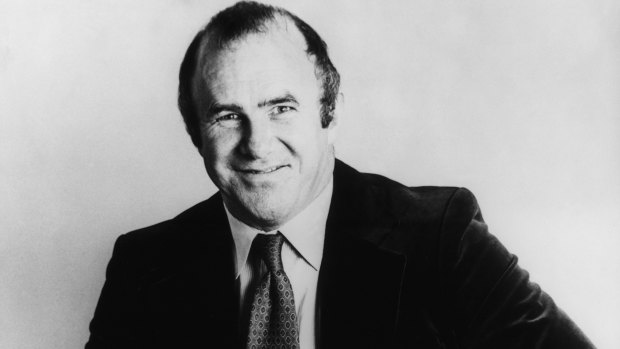 A young Clive James as an Australian journalist and television presenter.