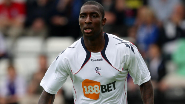 Tragedy: Jlloyd Samuel spent most of his time in England playing for Bolton Wanderers and Aston Villa.