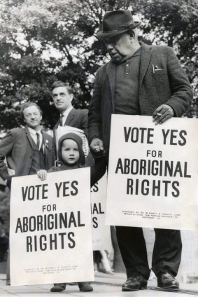 The 1967 referendum on Aboriginal rights resulted in a 90 per cent ‘yes’ vote.