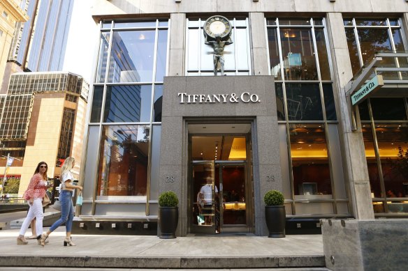 The Tiffany & Co store at Castlereagh Street and Martin Place had to move following the sale of the property.
 