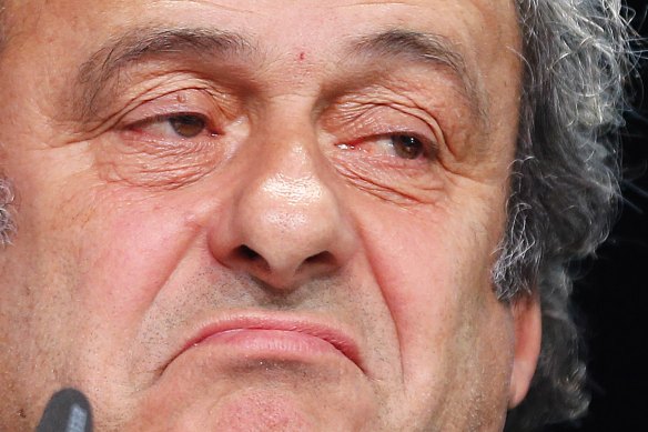 In hot water: Michel Platini is serving a four-year ban from the sport.