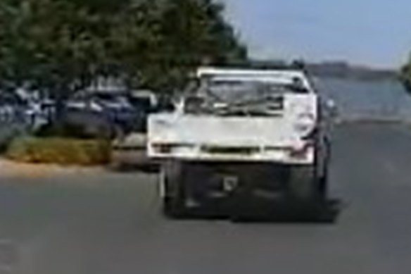 Ingram was seen driving out of Lake Cargelligo on Thursday in a Ford Ranger ute.