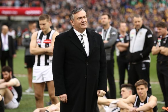 Eddie McGuire, the long-standing Collingwood president, is one of many figures no longer at the club less than three years after the 2018 grand final.