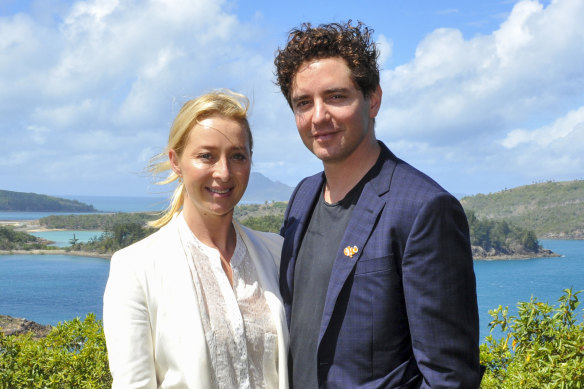  Asher Keddie and Vincent Fantauzzo.