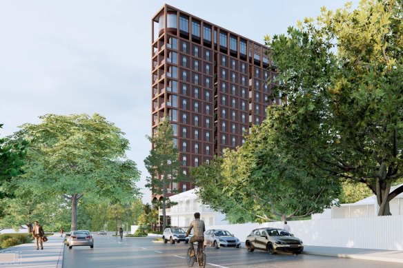 The 15-storey hotel would include 92 suites.