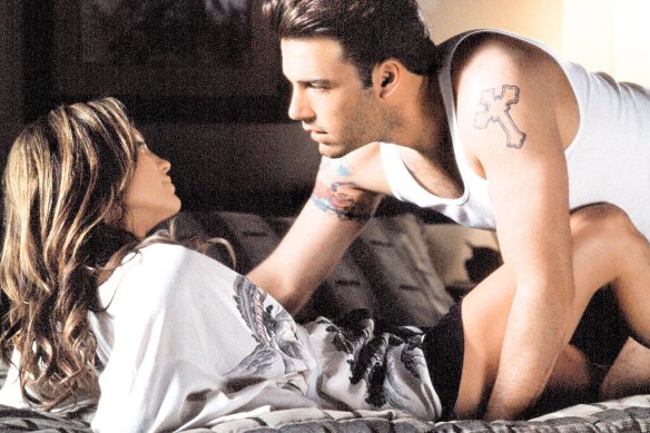 Lopez as Ricki and Ben Affleck as Larry Gigli, in the film Gigli.